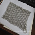 316L 6*8inch stainless steel chainmail dish scrubber